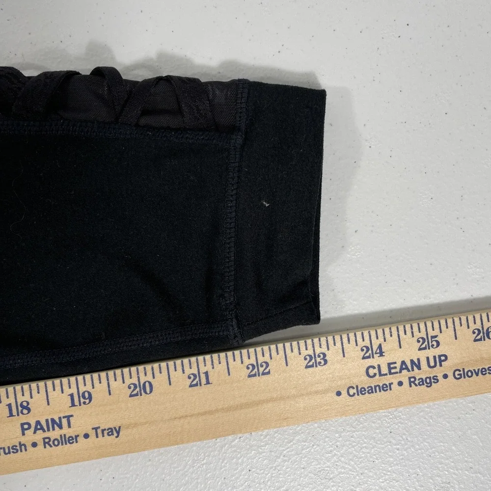 Fabletics Leggings Women's Size‎ XS Black Powerhold Stretch Athleisure Laced